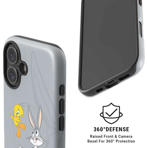 Looney Tunes Bugs Bunny Double iPhone 16 Plus Magsafe Impact Case